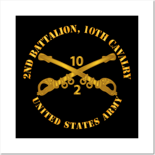 2nd Battalion - 10th Cav Regt  w Cav Br Posters and Art